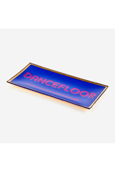 GIFT COMPANY Placă decorativă din sticlă albastră pentru ringul de dans 10X0,...