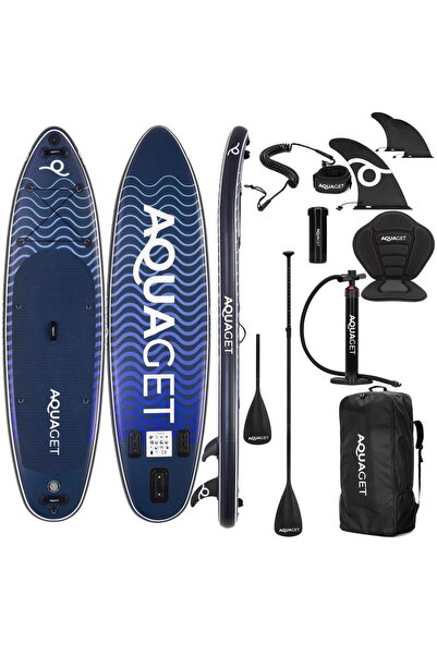 SERSIMO Set gonflabil Stand Up PaddleBoard 320x84x15 cm, cu pompă, scaun de c...