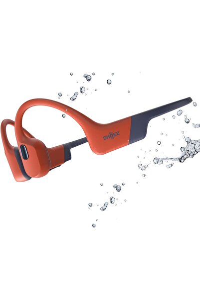 Shokz OpenSwim Pro Bone Conduction Sports Headphones, IP68 Waterproof Open-Ea...