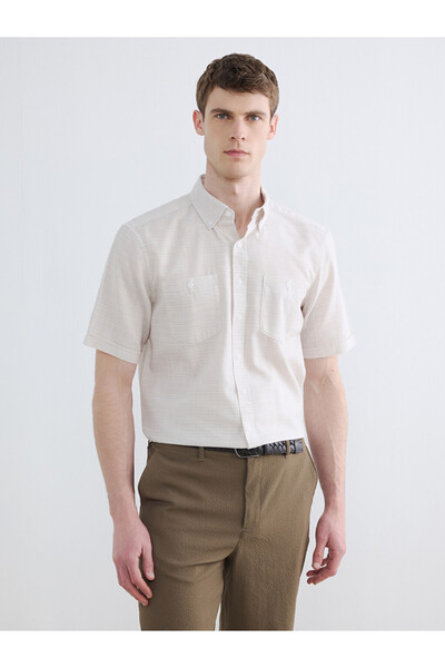LC Waikiki Regular Fit Textured Men's Shirt