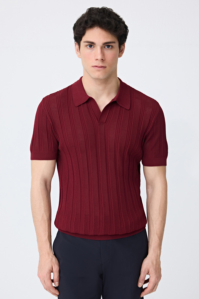 Tween Slim Fit Kiremit Triko