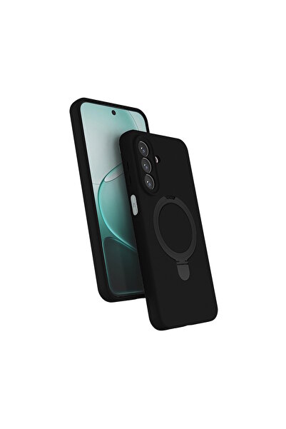 m.tk moveteck Samsung Galaxy A27 Uyumlu Kılıf Magsafe Halkalı Extra Standlı i...