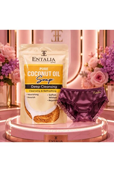 ENTALIA Coconut Oil Soap for Deep Cleansing and Sensitive Area Care: Give You...