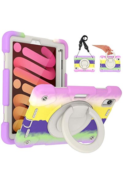 SIGLOO Husă Clamshell cu Suport Creion Stand 360° Mâner Apple iPad Mini 7/6 8...