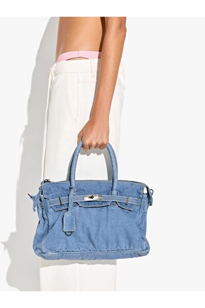 PARFOIS Kadın Çapraz Askılı Tote Denim Çanta