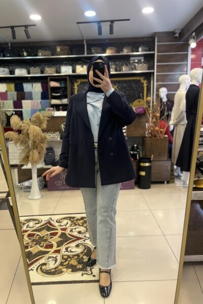 HÜMEYRA BUTİK Double Breasted Blazer Jacket