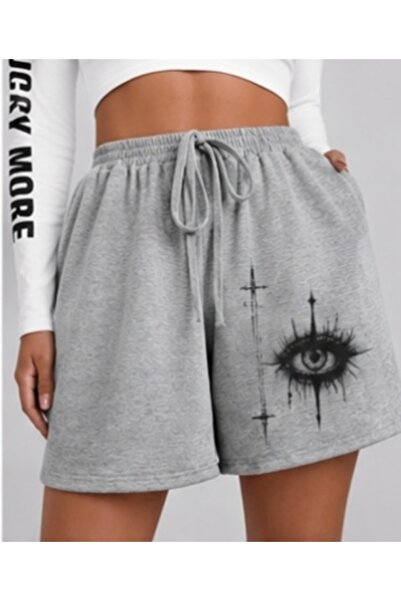 classy moda Unisex Oversize Relaxed Fit High Waist Special Design Printed Sum...