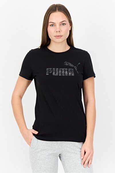 Puma Women Sportswear Fit Short Sleeve Training T-Shirt, Black