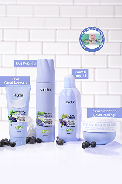 Spectra Care Blueberry&Wild Bluebell 4'lü Vegan Bakım Ritüeli Seti -SLES&SLS&...