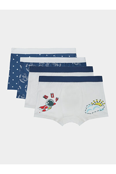 Styli Teen Boys Pack Of 4 - Printed Cotton Boxers