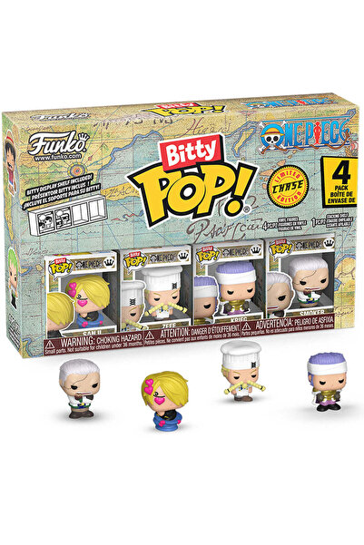 Funko بيتي بوب! رسوم متحركة: ون بيس - سانجي 4Pk