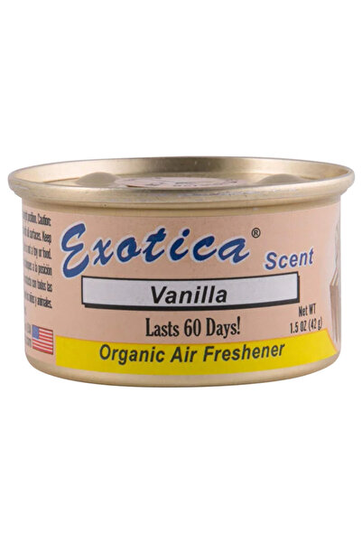 Exotica Vanilla Air Freshener Can, Long Lasting 60 Day Fragrance for Car Home...