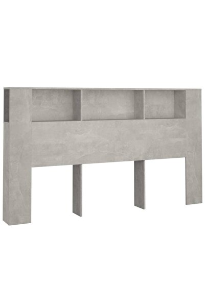 vidaxl Dulap tăblie, gri beton, 180x18,5x104,5 cm
