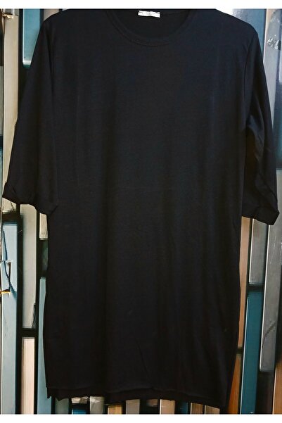 VİPP BÜYÜK BEDEN Black Oversized T-Shirt