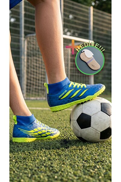 NESPA Men's Sock-Fit Turf Football Boots - Non-Slip Sole Ankle-Fit Soccer Shoes