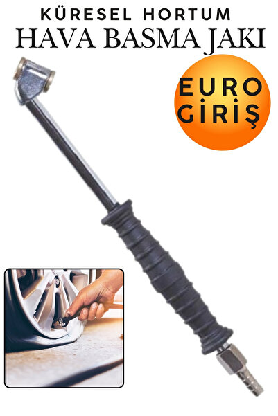 KAYRA LEATHER CRAFT Euro Girişli Küresel Hortum Giriş Kompresör Lastik Şişirm...