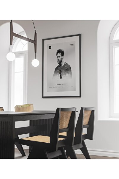 HOME MODE 30x40 cm / 12x16 Inch Lionel Messi Legacy Poster | Black Floating F...