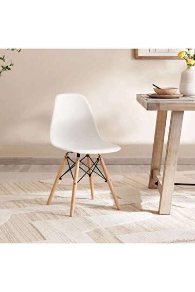 PAN HOME HITS DINING CHAIR - WHITE NATURAL