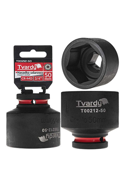 Tvardy Cheie tubulară de impact cu 6 puncte 3/4 ", 50 mm, Cr-Mo, T00212-50