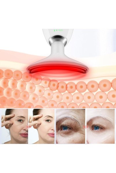 Generica Facial Massager, 7 Color LED light Therapy for Face and Neck, Portable Beauty Skin Care Tools