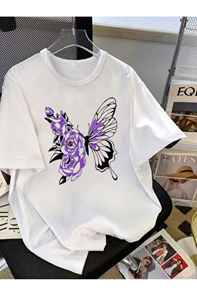 classy moda Unisex šarena majica sa širokim printom, ulična odjeća, udoban kr...