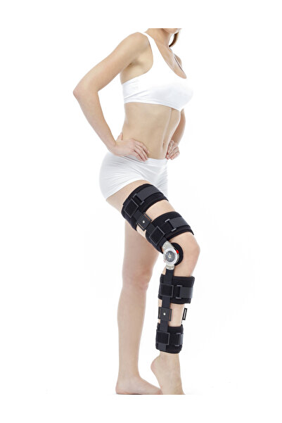 ORTHEZ الرمز: ORT-319 دعامة ركبة طبية تلسكوبية قابلة لتعديل الزاوية (طويلة - ...