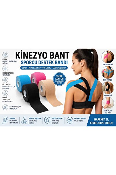LUMEK Kinesiology Tape Sports Muscle Support Tape Elastic Kinesio Tape 5 cm X...
