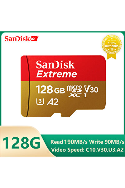 Choice بطاقة ذاكرة SanDisk Extreme Micro SD بسعة 128 جيجابايت وسرعة 190 ميجاب...