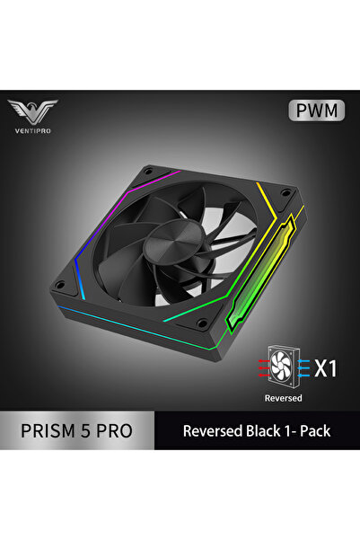 Choice1 A-RGB Other Black Reversed 1Pack Prism 5 PRO 120mm ARGB Addressable R...