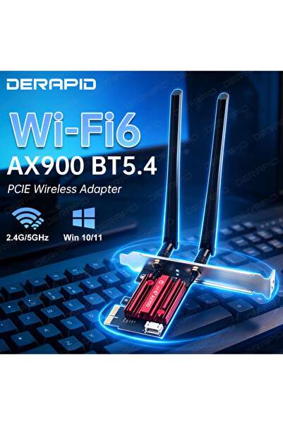 Choice AX900 BT5.4 Fenvi AX900 WiFi 6 PCIe Wireless Adapter Dual Band 2.4G/5G...