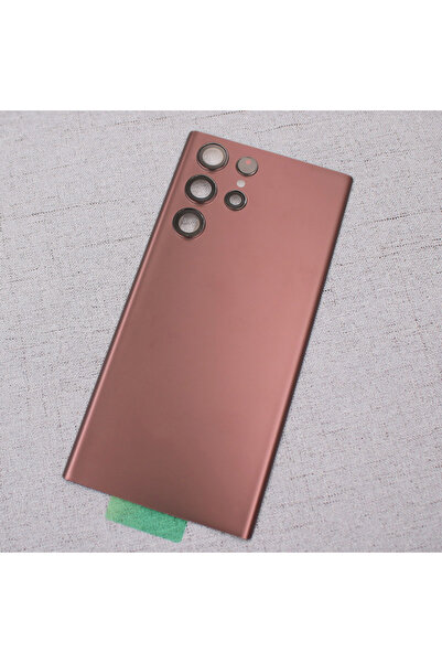 Choice1 غطاء خلفي أحمر لهاتف S22 Ultra 5G طراز SM-S908B S908U، غطاء البطارية،...