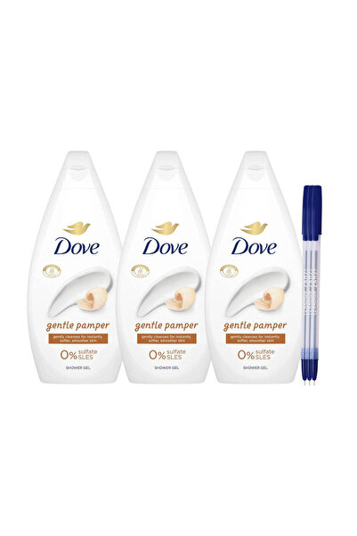 Dove Set 3 x Gel de Dus pentru Femei Gentle Pamper Shea Butter & Vanilla 3 x ...