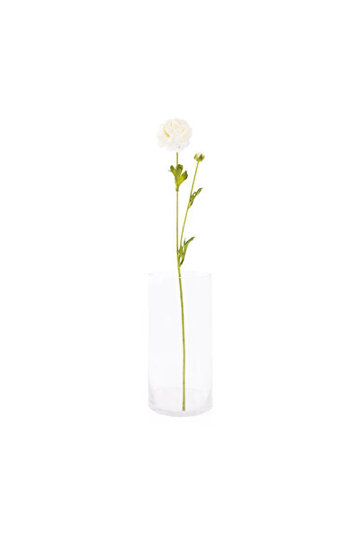 Midas Furniture POLYESTER ARTIFICIAL FLOWER 64CM WHITE AND GREEN