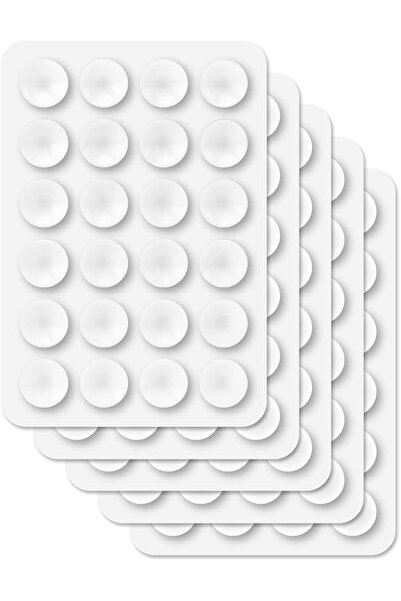 Generic Multipurpose Non Slip Phone Mini Suction Cup Mat Pack of 5 Compatible