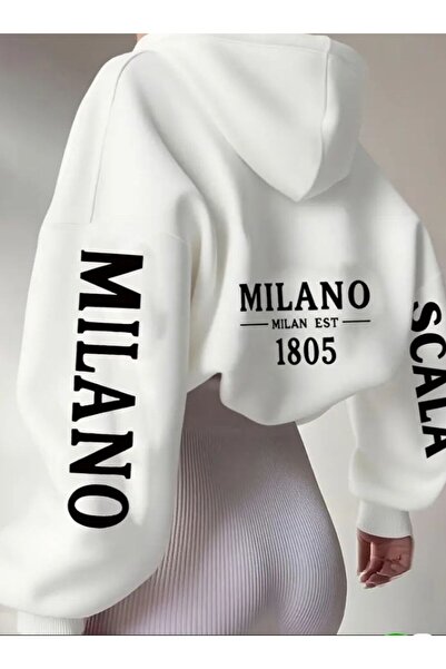 classy moda Unisex Hooded 3-Thread Combed Cotton Sweatshirt with Printed Text...