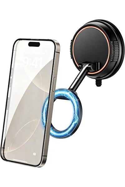 Generic Upgraded 360°Magnetic Phone Holder and Suction Cup Wall Mount, Car Ph...