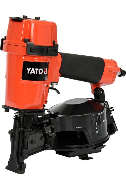 VOREL by YATO Pistol pneumatic de bătut cuie, tip tambur, pentru cuie de hârt...