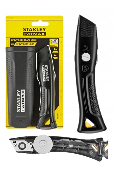 STANLEY FATMAX CUȚIT STANLEY HEAVY DUTY NEGRU CU TEACĂ TRAPEZOIDALĂ FATMAX FM...