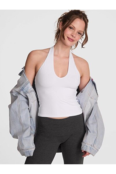 PINK Base Esnek Halter Askılı Atlet