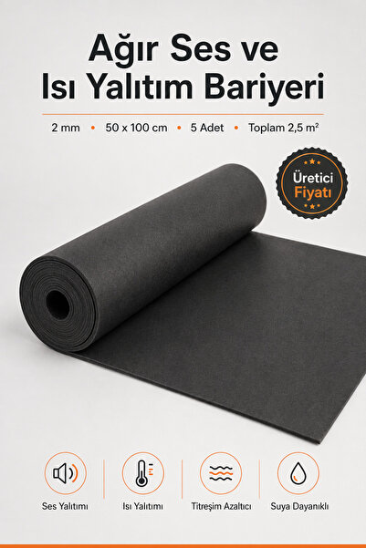 Evsebu Ses Yalıtım Bariyeri Isı Yalıtım Malzemesi Oto Ses Yalıtımı Duvar Zemi...