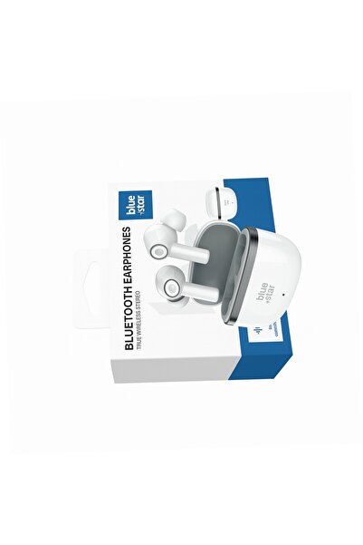 Blue Star Press Căști Blue Star AC20C TWS ENC albe intraauriculare pentru Mot...