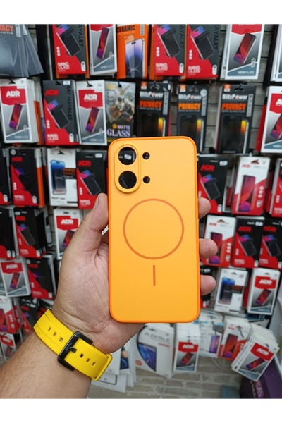 aheaks Poco X8 Pro Max Magsafe Destekli Kamera Çıkıntılı Şık Tasarım Kapak Kılıf