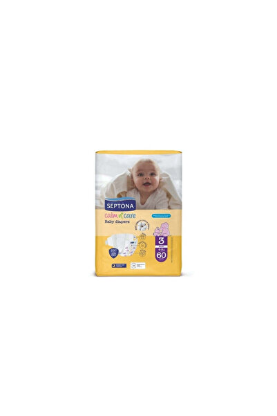Septona Calm n' Care Πάνες με Αυτοκόλλητο Κλείσιμο Νο. 3 για 4-9 κιλά 60 τεμάχια