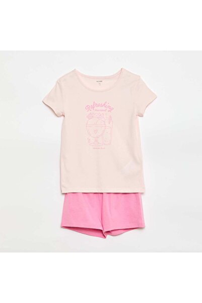 KIABI Short pajama set - 2 pieces PINK