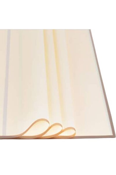 OEM Set 40 bucăți hârtie de ambalat flori, celofan, Linii aurii, 58x58
