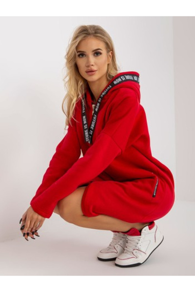 Relevance Women's Sweatshirt, RELEVANCE, Cotton, Long Sleeve, Red, model RV-B...