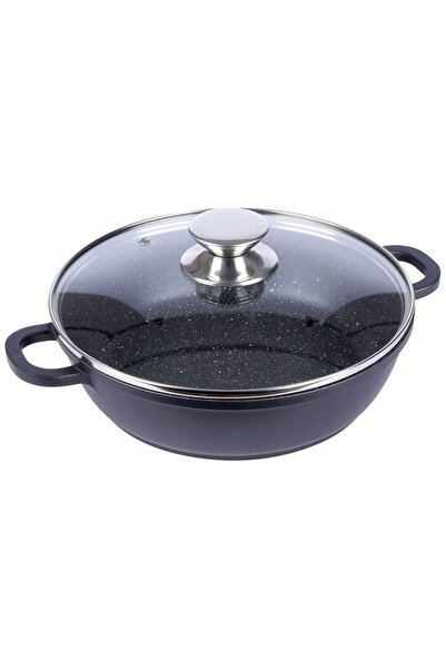 Orionis Tigaie GRANITĂ rotundă pentru prăjit, fript, copt, ORION GRANDE 24cm
