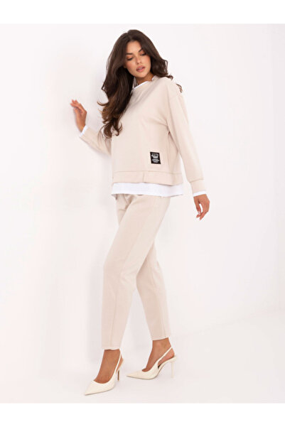 rue parıs Compleu Dama Maneca lunga, Dreapta, RUE PARIS, Bej deschis Casual M...