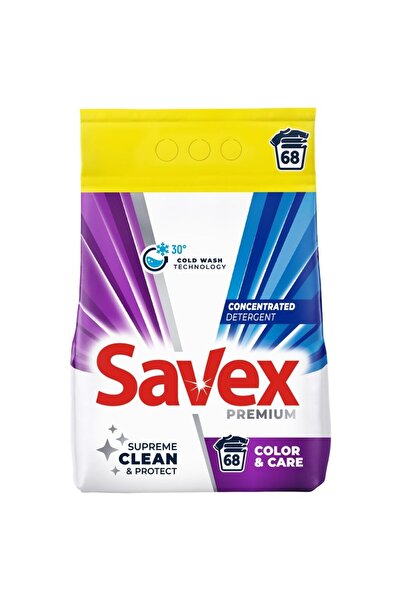 SAVEX Αυτόματο Απορρυπαντικό Ρούχων, Savex, 5.5 κιλά, Φροντίδα Χρωμάτων, 68 π...