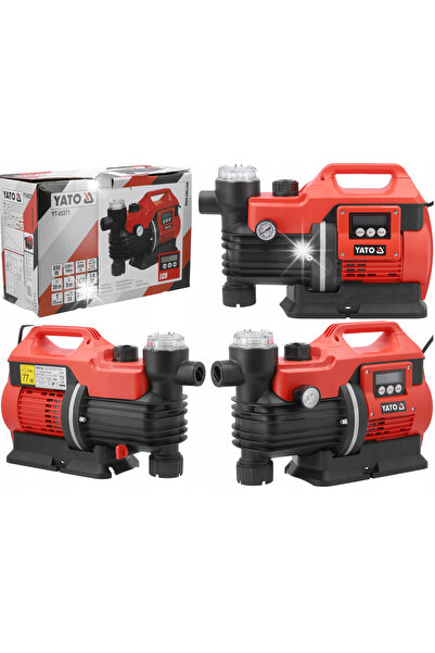 NO BRAND YATO Hidrofor Electronic LCD pentru Apă Curată 3600L/H 850W cu Filtru